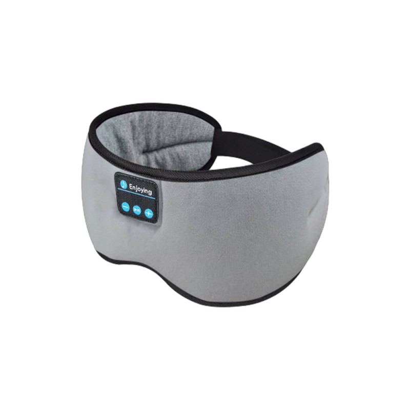 Bawełniana szara maska ​​​​na oczy Bluetooth
