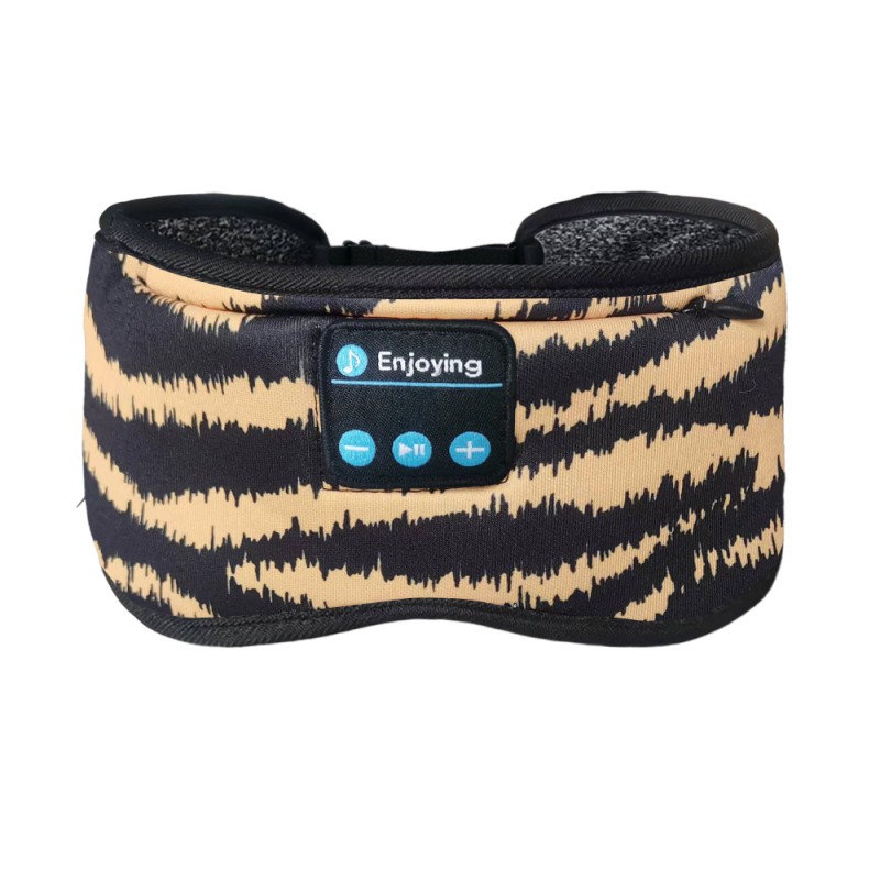 Bawełniana żółta maska ​​oczu Bluetooth