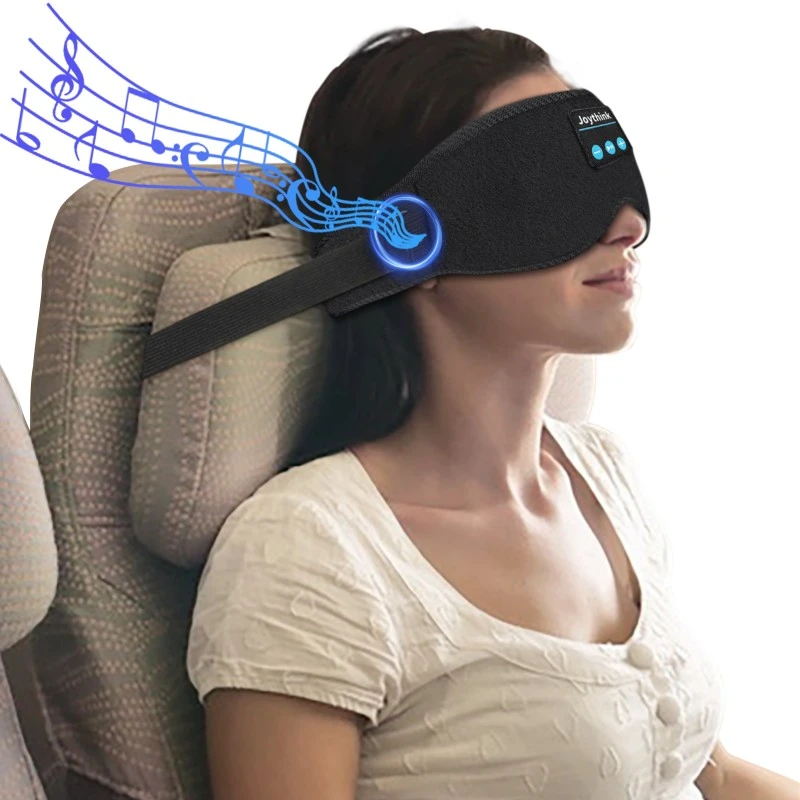 Car Bluetooth Sleep Eye Mask Black