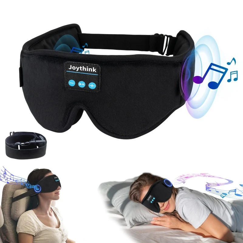Car Bluetooth Sleep Eye Mask Black