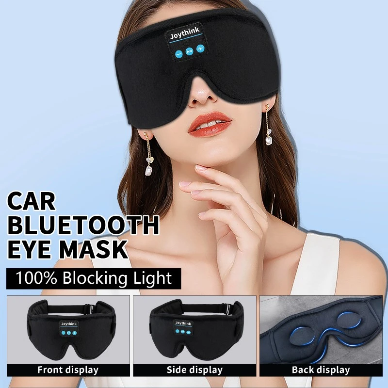 Car Bluetooth Sleep Eye Mask Black