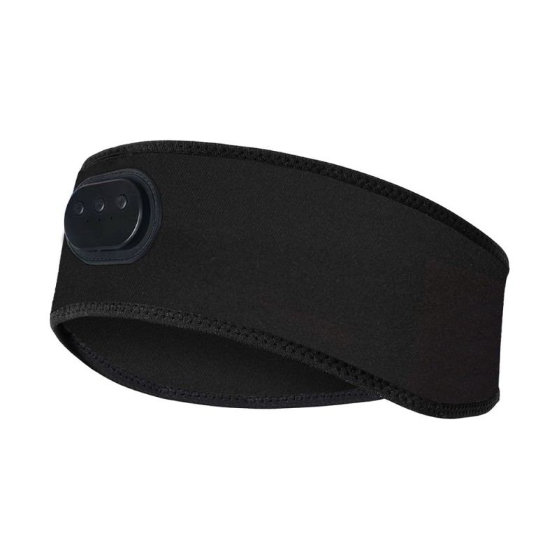 Rozciągnij opaski na głowę Bluetooth Sports Słuchawki Czarne stałe